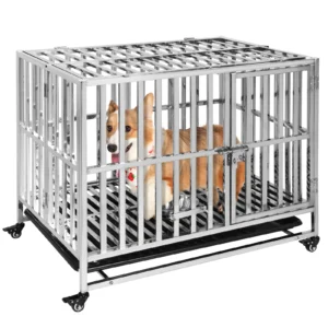 37 Inch Steel Tube Metal Pet Dog Crate