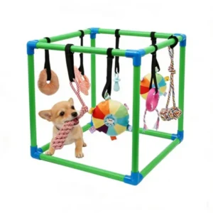 Puppy Play Gym with 8 Hanging Toys